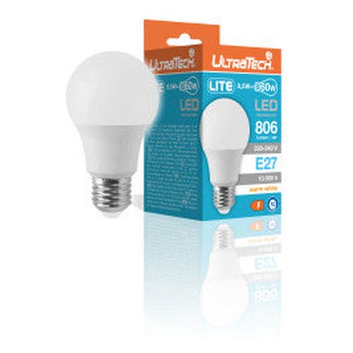 UltraTech LED normál izzó E27 8,5W 806
