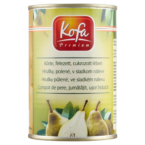 Felezett körte befött 2650g
