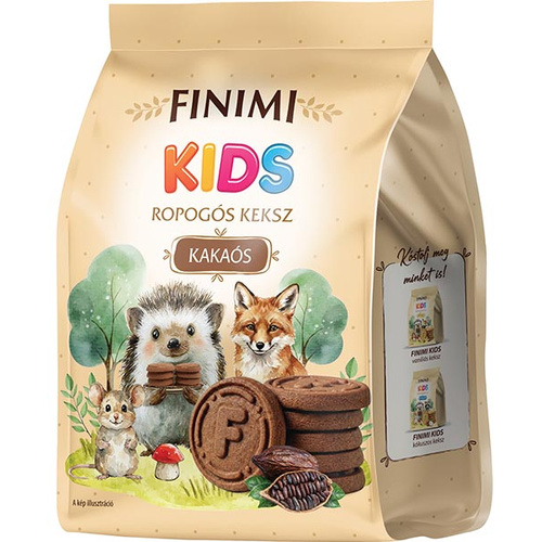 Finimi Kids kakaós keksz 180g