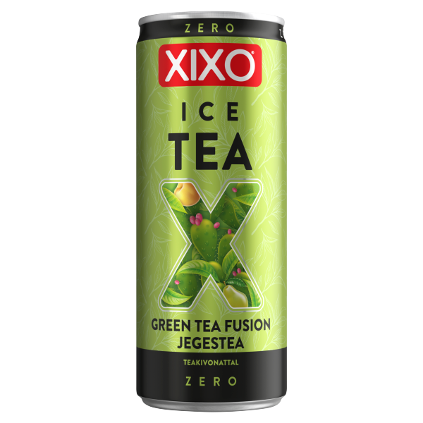 Xixo Ice Tea Zöld Tea Fusion Zero 0.25 L dobozos DRS