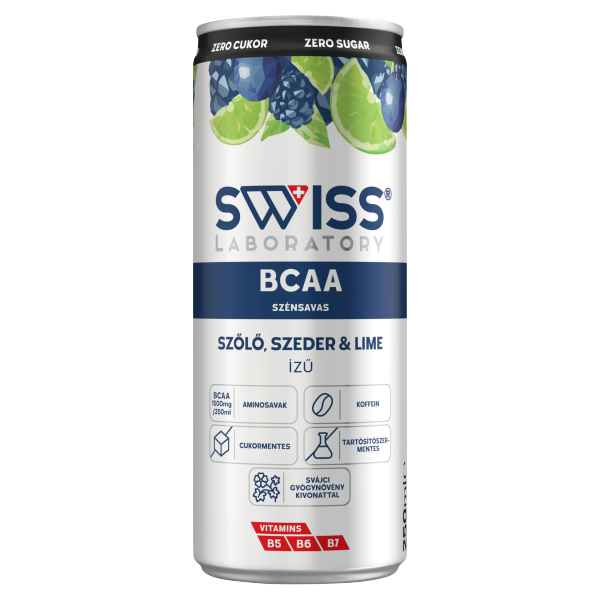 Swiss BCAA Zero 0.25 L dobozos DRS