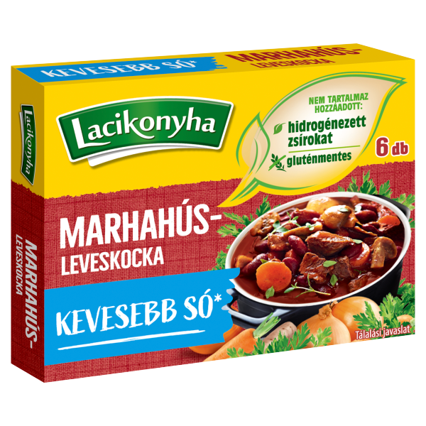 Lacikonyha Marhahúsleves-kocka 60g