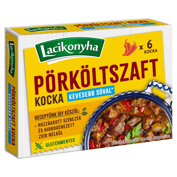 Lacikonyha  Pörköltszaft Ízesítő Kocka 60g