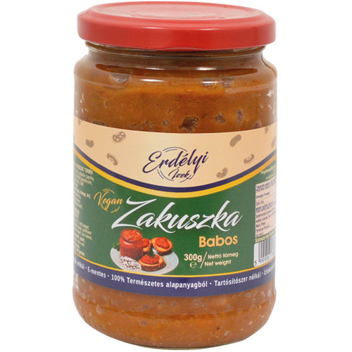 Erdélyi Ízek Zakuszka Babbal 300g/315ml