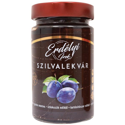Erdélyi íz.szilvalekvár 100% gyüm. 360g