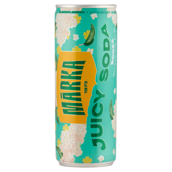 Márka Juicy Soda Bodza 0.25 L dobozos DRS