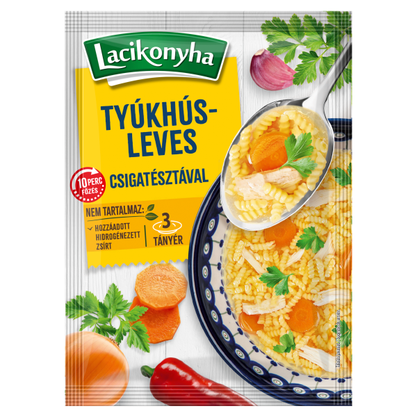 Lacikonyha Tyúkhús.csigatésztával 3T 55g