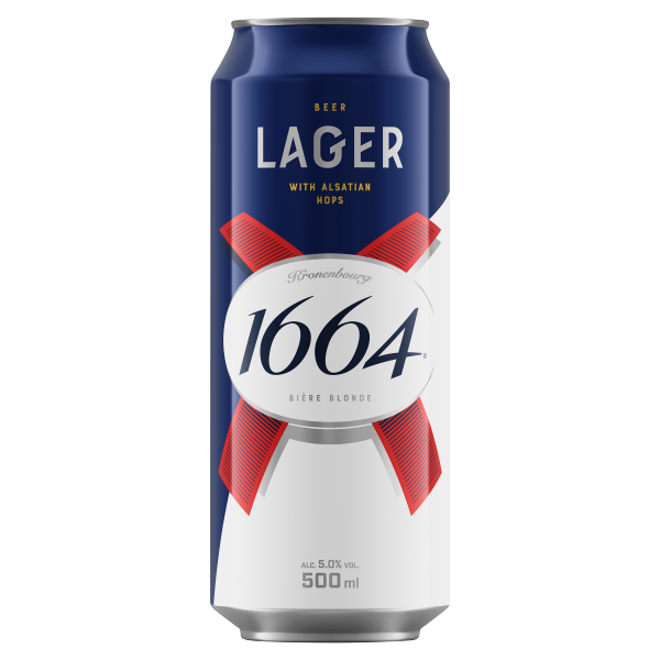 Kronenbourg 1664 Lager 0.5 L dobozos DRS