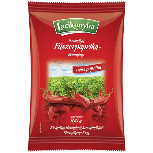 Lacikonyha II. osztályú édes import fűszerpaprika 100g