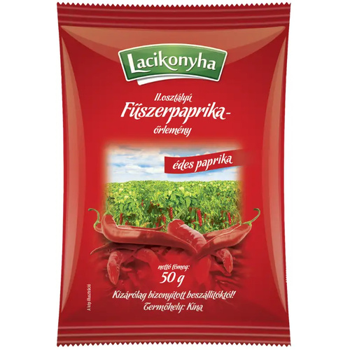 Lacikonyha II. osztályú édes import fűszerpaprika 50g