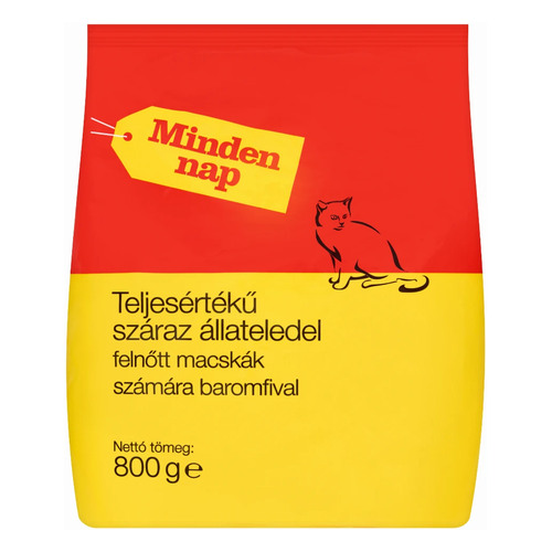 MINDEN NAP MACSKAELEDEL SZÁRAZ 800G