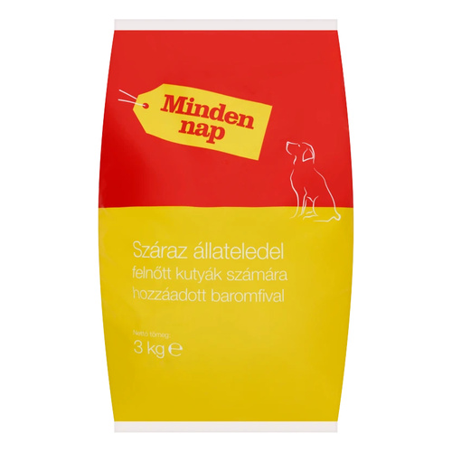 MINDEN NAP SZÁRAZ KUTYAELEDEL BAROMFI 3KG