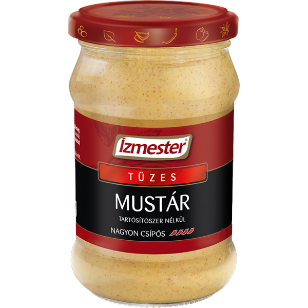 Ízmester Mustár Tüzes 288g