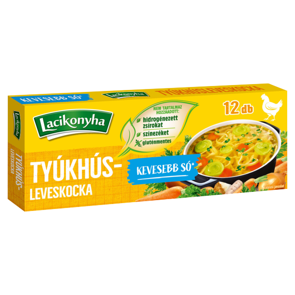 Lacikonyha Tyúkhúsleves-kocka 120g