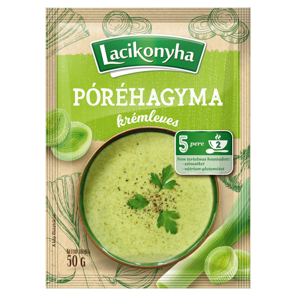 Lacikonyha Póréhagyma-krémleves 50g