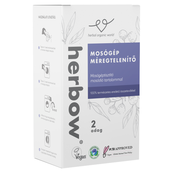 Herbow H. mosógép méregtelenítő 2*100g