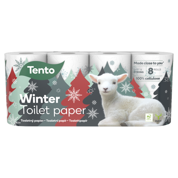 Tento Toalettpapír Winter/S. 3rét.8 teker