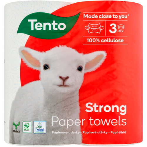 Tento Ház.törlő Strong 3 rét 2 tek.2x70 lap