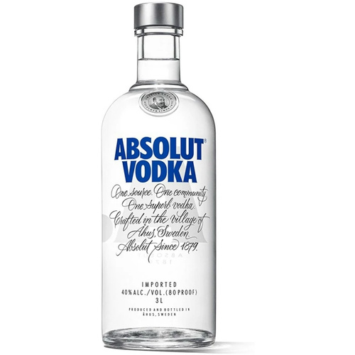 Absolut Vodka 3 L