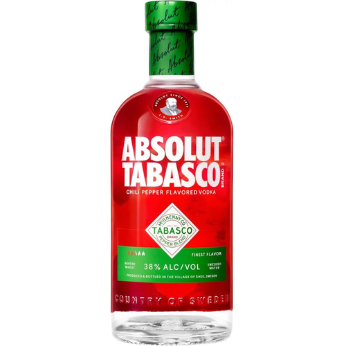 Absolut Vodka Tabasco 38% 0.7 DRS