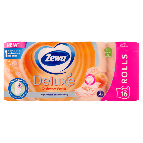 Zewa Deluxe Toalettpapír 3r. Peach 16tek