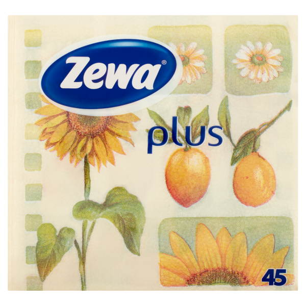 Zewa Plus 1 rétegű szalvéta mintás 45db