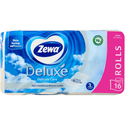 Zewa Deluxe Toalettpapír 3r.Feher 16tek