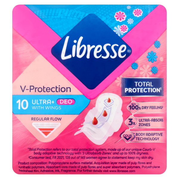 Libresse Ultra Deo Fresh Normal Wing 10db