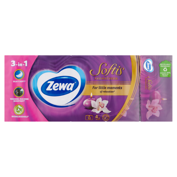 Zewa Softis 4 rét.PZS Aromathera 10x9db