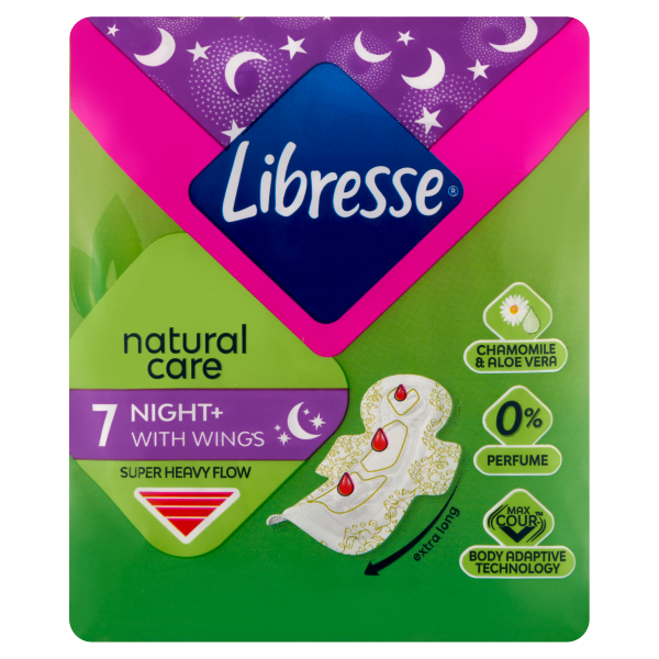 Libresse Natural care Max Night wing 7db
