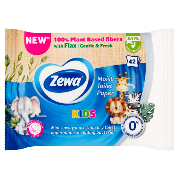 Zewa Nedves toalettpapír Kids 42db