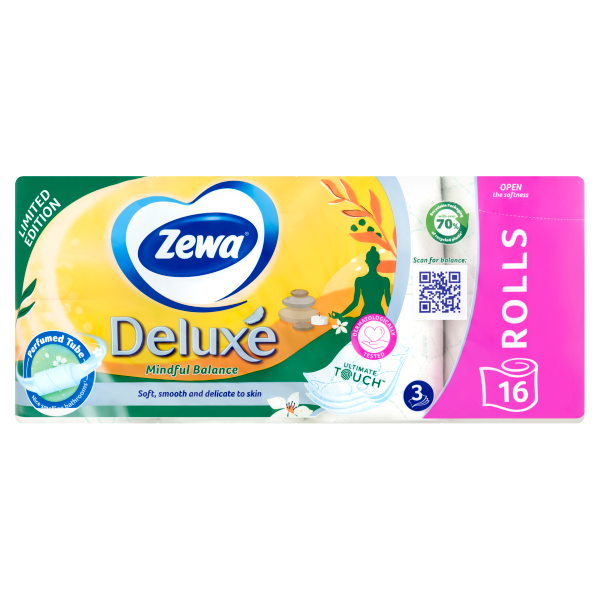 Zewa Deluxe Toalettpapír 3r.Limite 16tek.