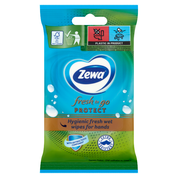 Zewa Protect Nedves kéztörlő 10db