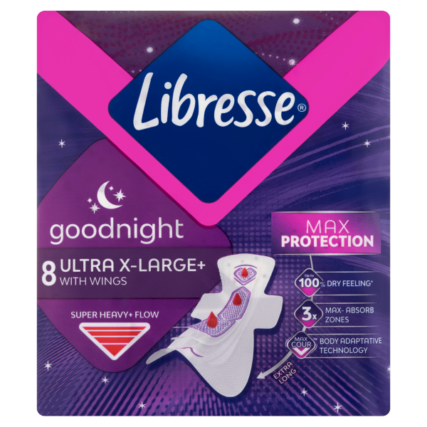 Libresse Ultra Night Extra L.wing 8db