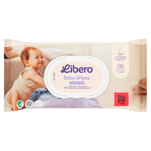 Libero Premium Nedves törlőkendő 64db