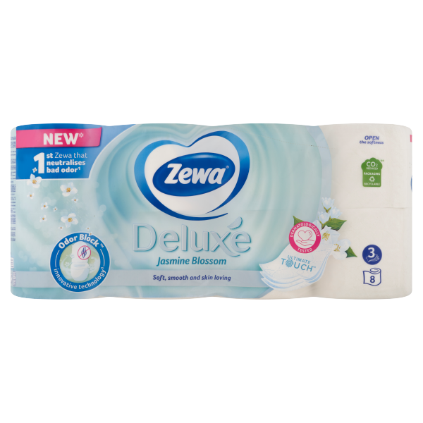 ZEWA Deluxe Toalettpapír 3r. Jasmin 8tek