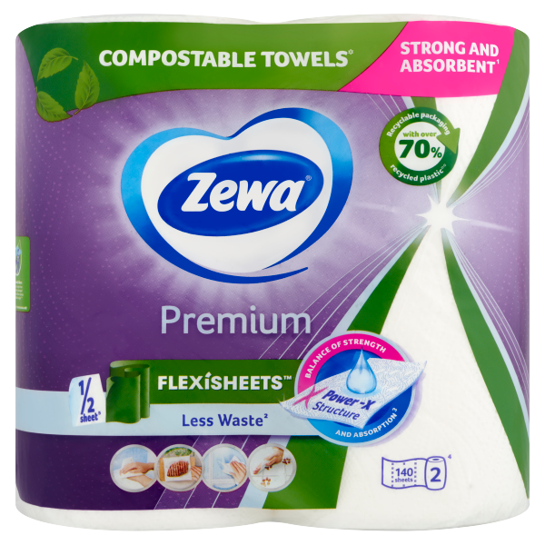 Zewa Pre.Extra long P.törlő 2r.2tek.140Lap