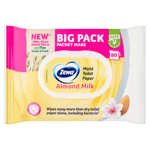 Zewa Nedves TP. Almond milk Big 80 db