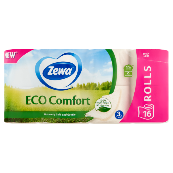 Zewa Eco Comfort Toalettpapír 3r 16t