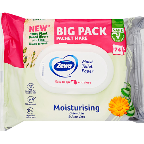 ZEWA Nedves ToalettP. 74db Moisturising