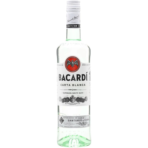 Bacardi Carta Blanca 1 L DRS