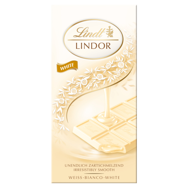 Lindor White táblás csoki 100g