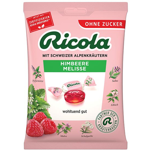 Ricola Málna-citr.fű cu.ment.75g zacsk/18/