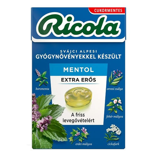 Ricola Extr.Erős Ment.cu.ment75g zacs/18/