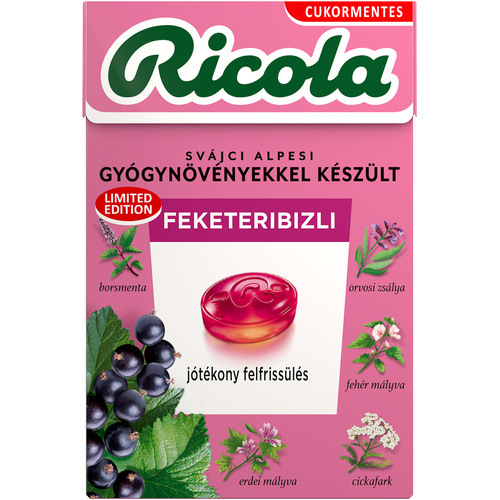 Ricola Feketeribizli 40g /10/
