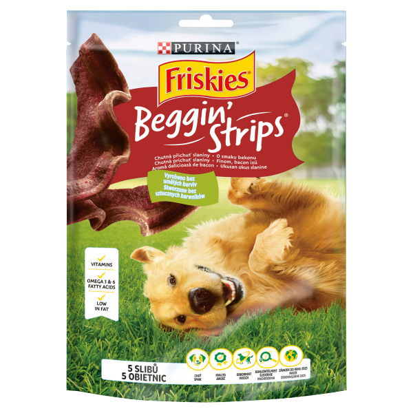 FRISKIES Beggin'Strips Bacon k.jut.fal.120g