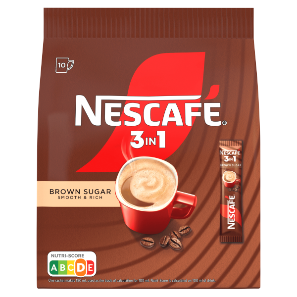 Nescafé 3in1 Barna cukor tasak 16,5gx10