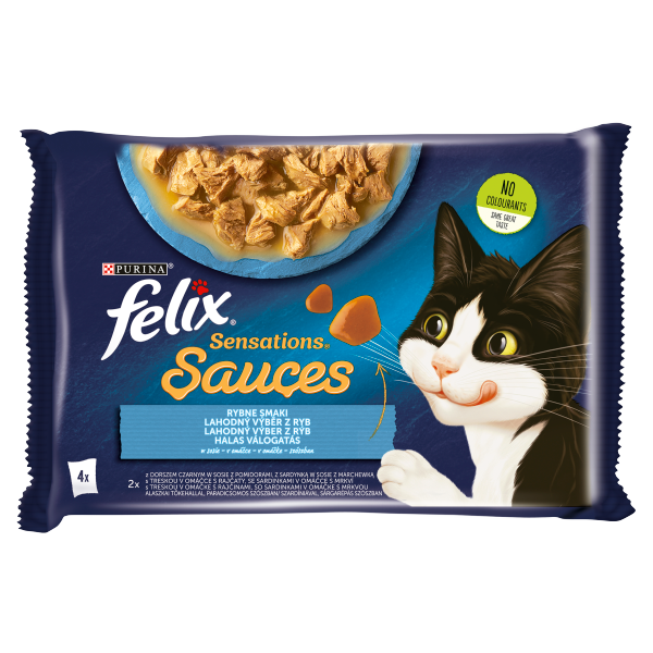 FELIX Sens.Hal vál. nedves macska 4x85g