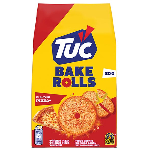 TUC Bake Rolls pizza 80g /15/-új