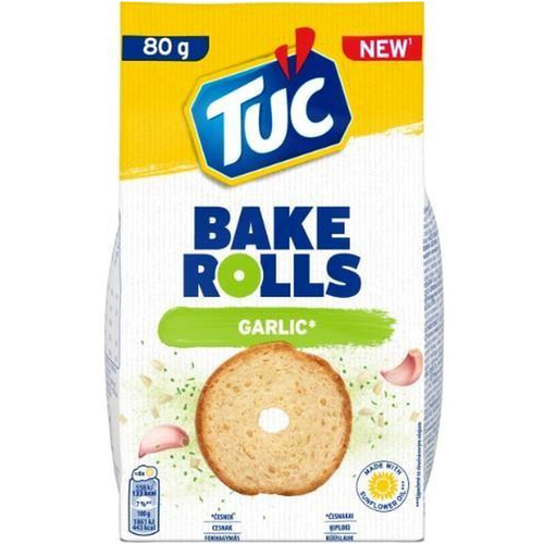 TUC Bake Rolls fokhagyma 80g /15/-új